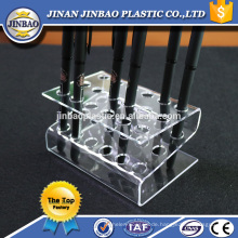 Jinbao Großhandel Clear Pen Display Stand Make-up Pinsel Kosmetik Acryl Stand